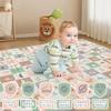Dicke Baby-Spielmatte und inklusive Aufbewahrungstasche zur einfachen Aufbewahrung und perfekt für und Kindertagesstätte Baummatte, Faltbar, Groß, Rutschfest, Wasserdicht, Schallisolierend,