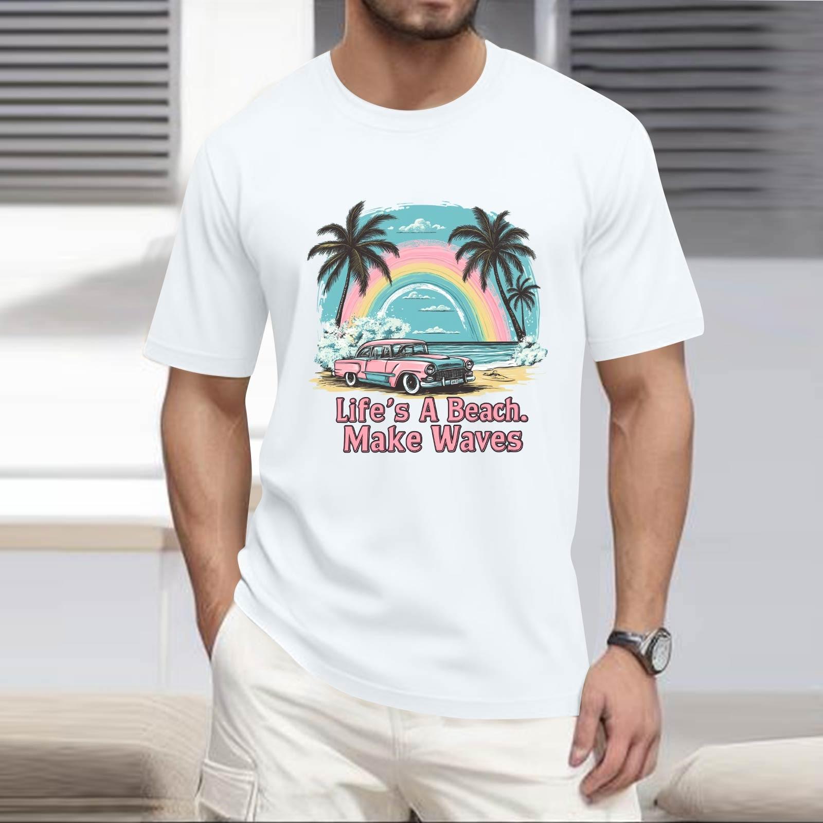 

Мужская рубашка с воротником-стойкой и коротким рукавом, свободная рубашка для отдыха и отдыха, мужская XXXXXL белый