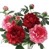 Peony Silk Flower Arrangement - Artificial Floral Decoration for Living Room and Dining Table