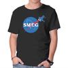 Unisex Crew Neck T-Shirt Smeg Graphic Short Sleeve Casual Tee