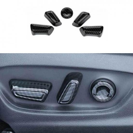 For Toyota Camry 2018- Power Seat Control Button Carbon Fiber Cover Trim new