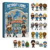 Detroit Lions 95th Anniversary Blind Box Christmas Ornament, Advent Calendar Collectible Holiday Hanging Decor