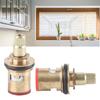 5PCS Copper Faucet Valve High Hardness Rustproof Faucet Stem Cartridge Replacement for Kitchen