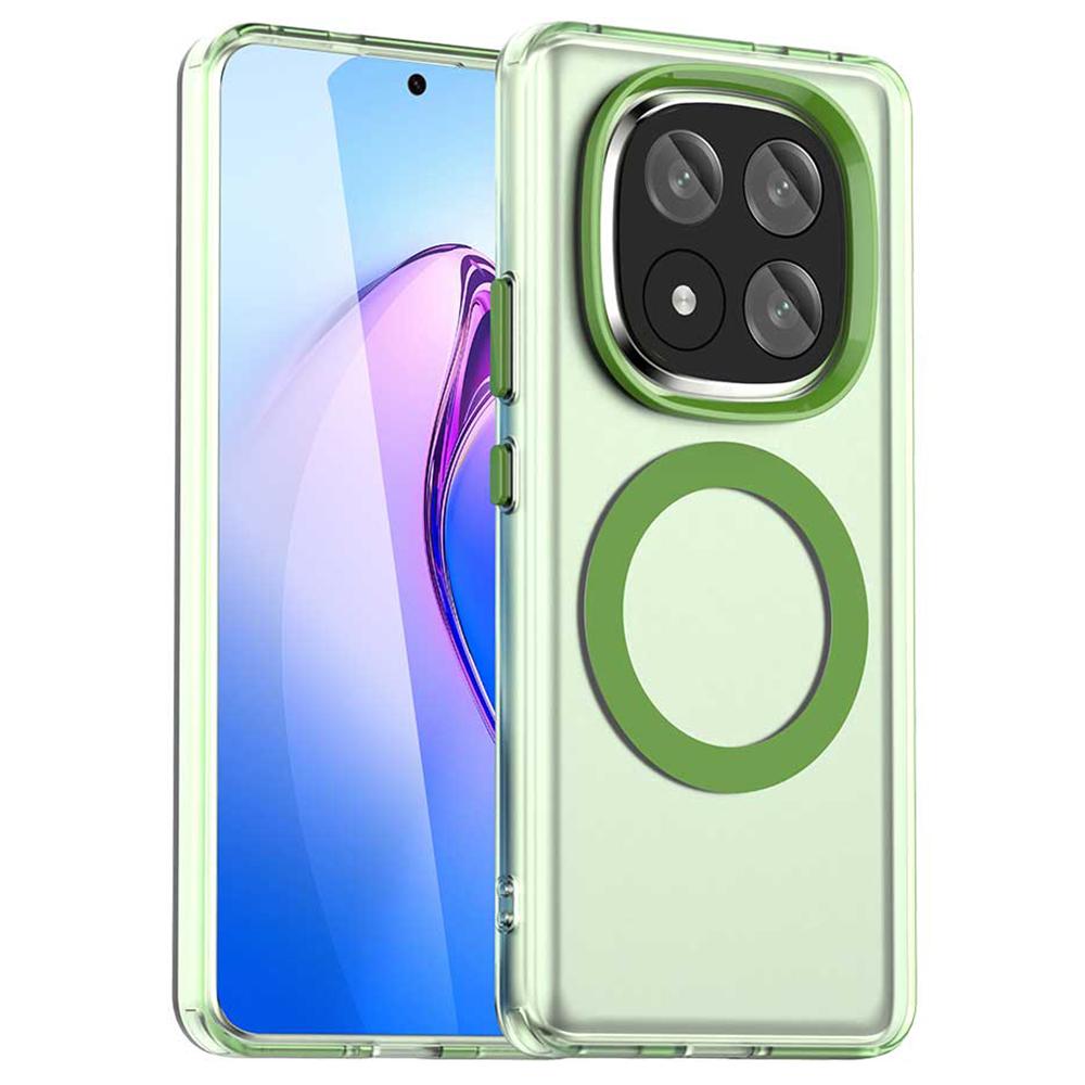 Für Xiaomi Redmi Note 14 Pro+ 5G Hülle Kompatibel mit MagSafe PC+TPU+PET Anti-Sturz Handyhülle