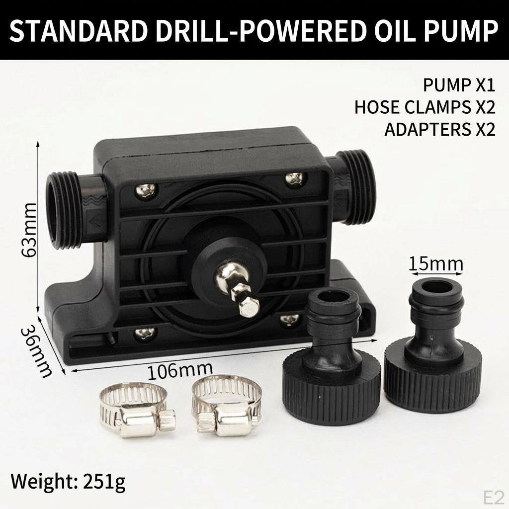Easy-to-install, Compact And Versatile Electric Drill Pump for Domestic Use, Ideal Transferring