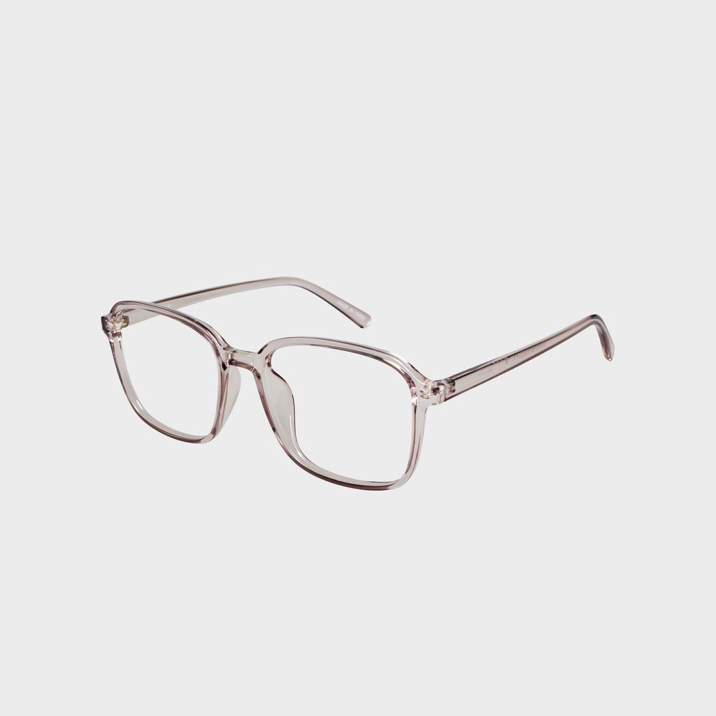 Ilsamsaemem Newtro Square Round See-Through Gray Blue Light Blocking Lenses
