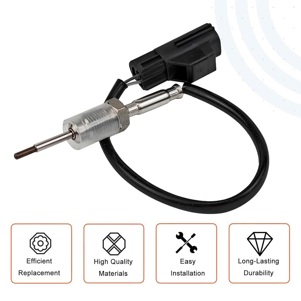 8C3Z12B591B Exhaust Gas Temperature Sensor EGT Sensor ETS123 8C3Z12B591E Compatible fit for Ford Super Duty F250 F350 2008-2010 6.4L Models