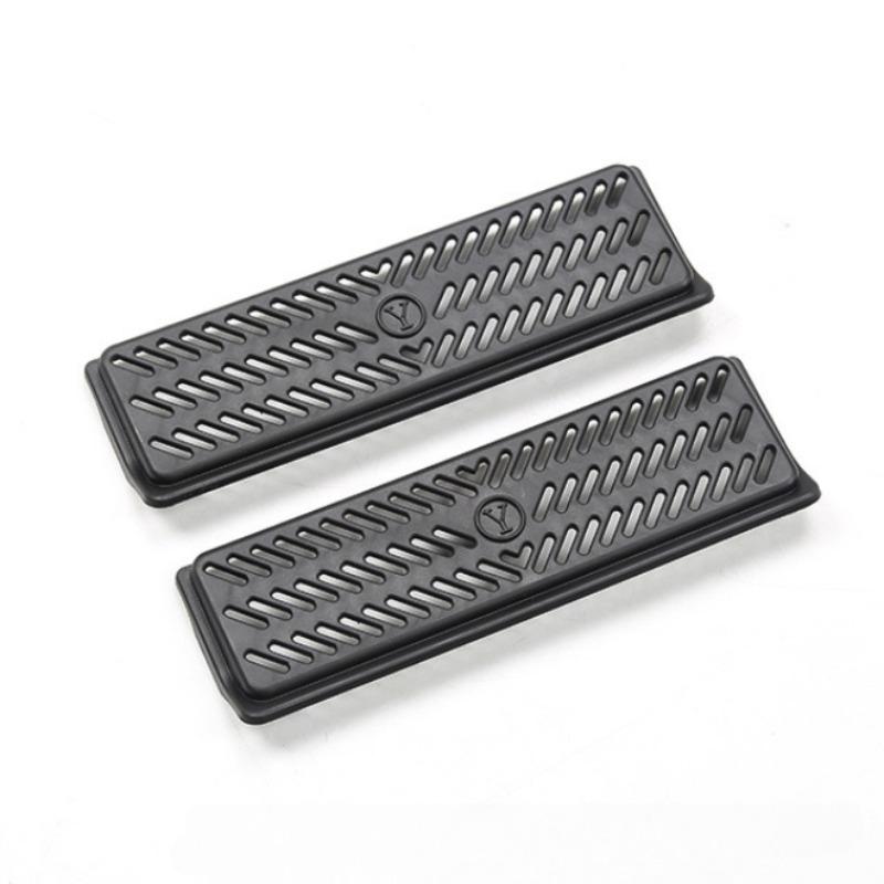 Under Seat Air Outlet Cover for Tesla Model 3 Y Anti Dust Blocking Protection Vent Case 2pcs Car Tidying Accessories 2025-2025