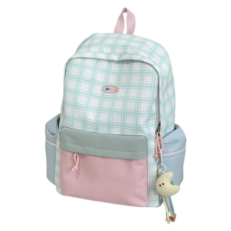 Oxford Fabric Girls Backpack With Design For School Use