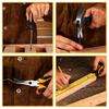 Deko 126-Piece Electric Drill Tool Set for DIY Home Maintenance with Storage Case