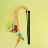Elastic Net Tube Cat Toy, Hairball and Feather Self-entertainment and Boredom Cat Toys, Pet Supplies