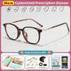 CLLOIO Trendy Simple Square Frame Men Women Myopia Prescription Glasses High Quality Anti Blue Light Progressive Optical Eyeware