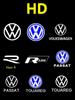 HD For VW Passat CC B6 B7 B8 B9 Touareg Golf 5 6 7 Jetta  BM87 MK6 MK7 GTI R Line GTI LED Car Door Projector Welcome Light Accessories