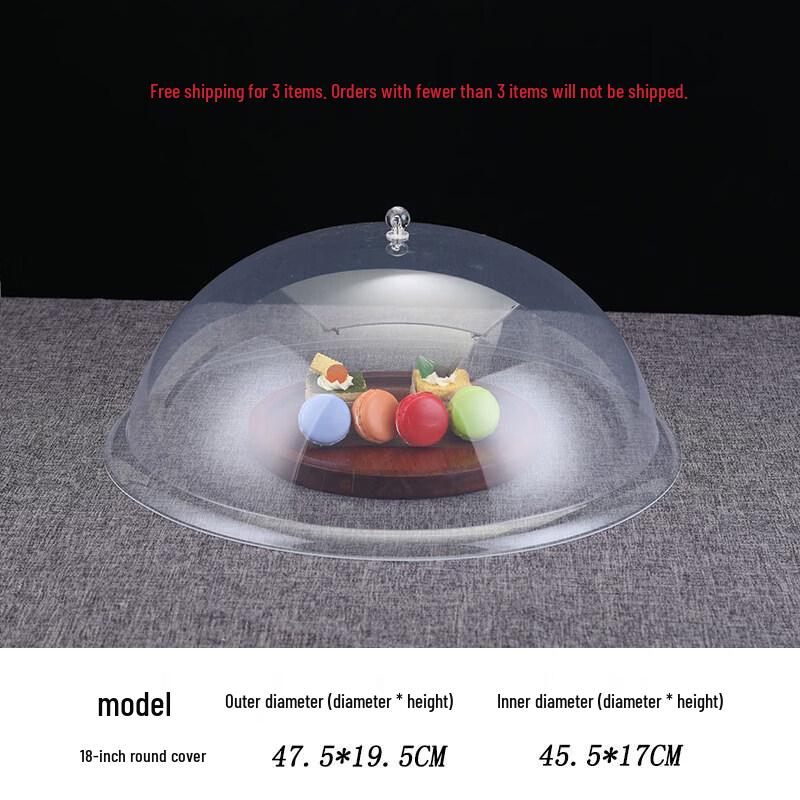 Rectangular 60x40 Plastic Transparent Food Cover