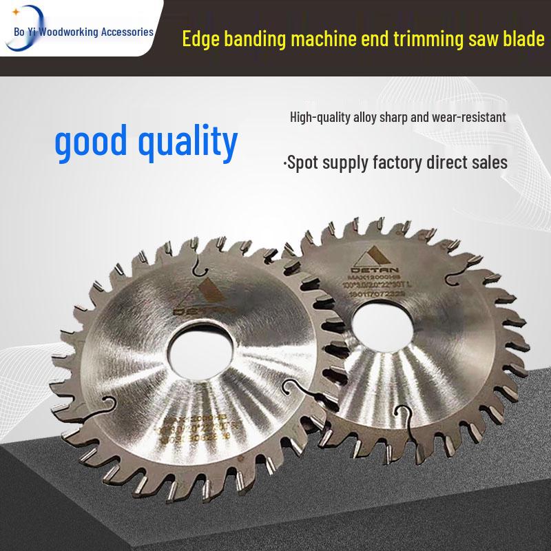Edge Banding Machine Flush Cut Saw Blade - Alloy End Cutting Woodworking Accessory