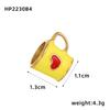 CARLIDANA Stainless Steel Coffee Teapot Cup Bike Scissors Charms White Collar Leisure Series Gold Plated DIY Charm Accessories