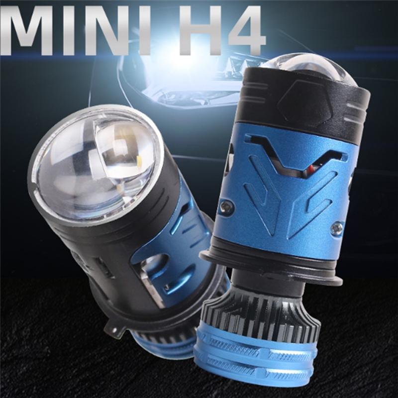 L10A Car Mini H4 LED Projector Lens Auto Headlight Turbo Lamps Plug And Play 30000LM 70W Car High And Low