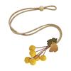 Yousheng 2Pcs Curtain Tie Pumpkin Decor No-Drill Installation Decorative Curtain Holders Living Room Bedroom Balcony Curtain Tiebacks