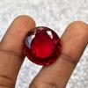 Natural Red Ruby Loose Gemstone 53.65 Ct Round Cut for Jewelry Making and Gem Collections