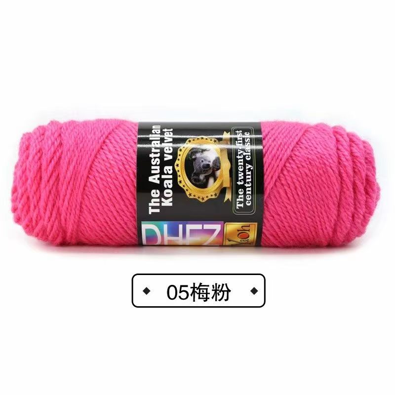 100G Wool Blended Koala Fleece Hand-knitted Medium Thick Yarn Rod Needle Thread Jacket Scarf DIY Knitting&Crocheting