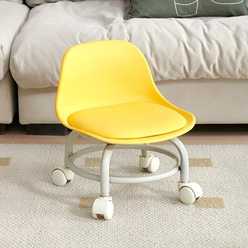 Household Round Stool, Thickened Small Chair, Plastic Round Stool, Modern and Simple High Stool, Dining Table Stool, Stackable