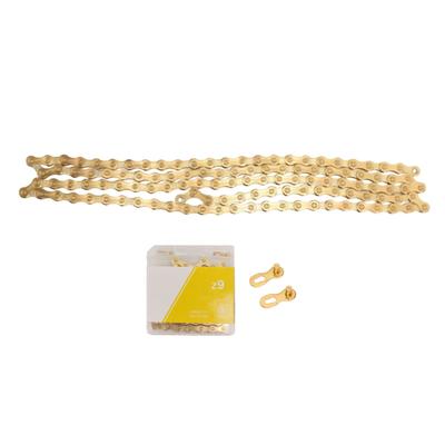 9 Speed Bicycle Chain Lightweight Alloy Steel Mountain Road Bike Chain with Chain Link Connector