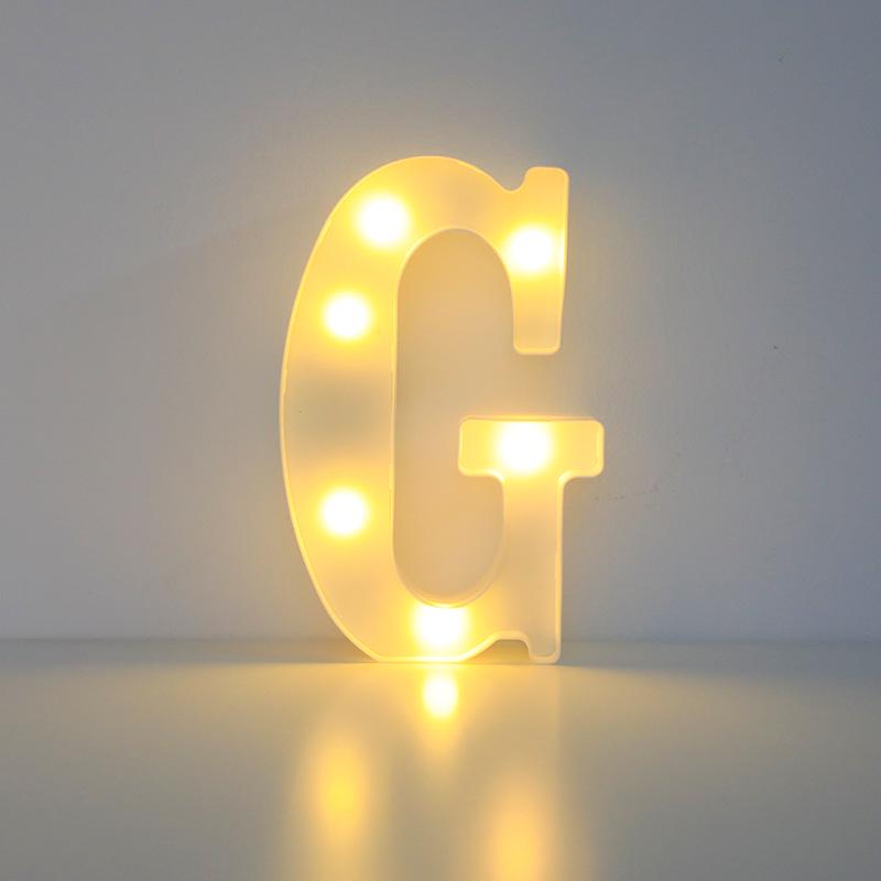 Romantic Letter & Number Lamp - Birthday Proposal Surprise Scene Decoration