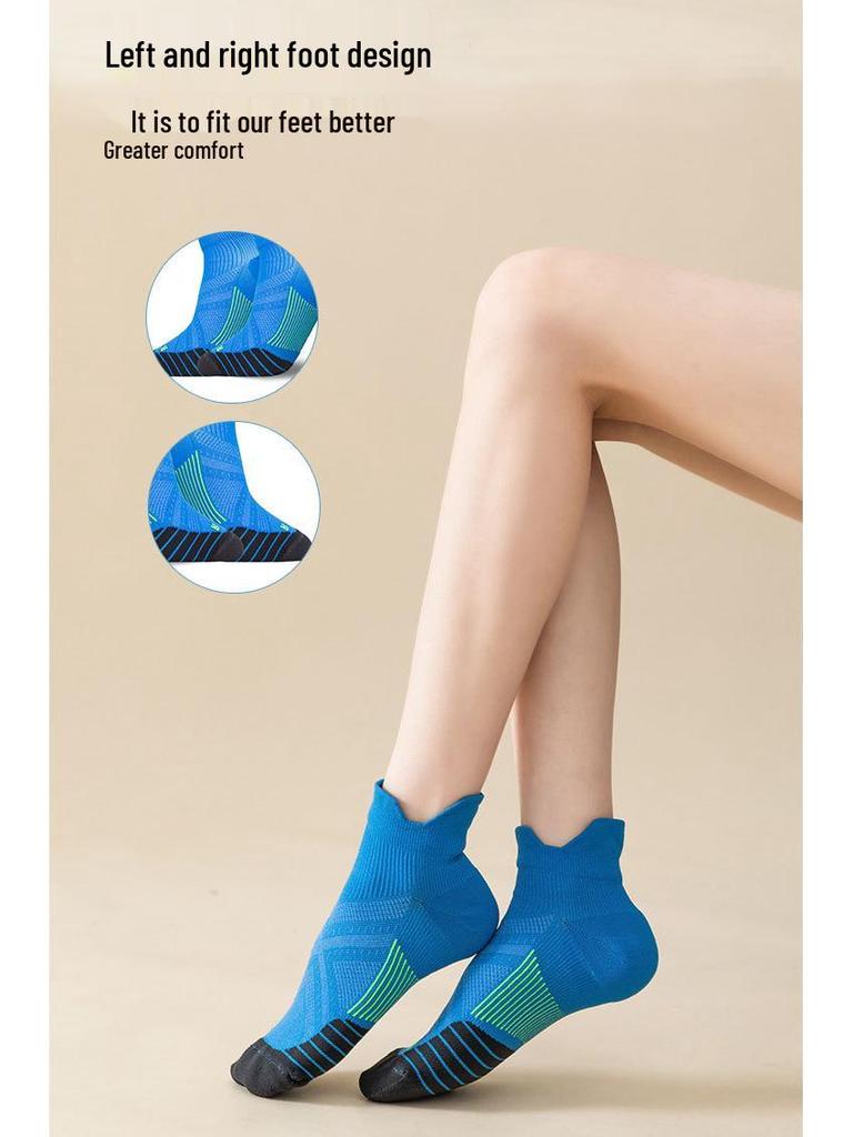 Meikes Antypoślizgowe Oddychające Skarpety Sportowe Męskie - Wygodne Pogrubione Spodnie Frotte Skarpety do Biegania