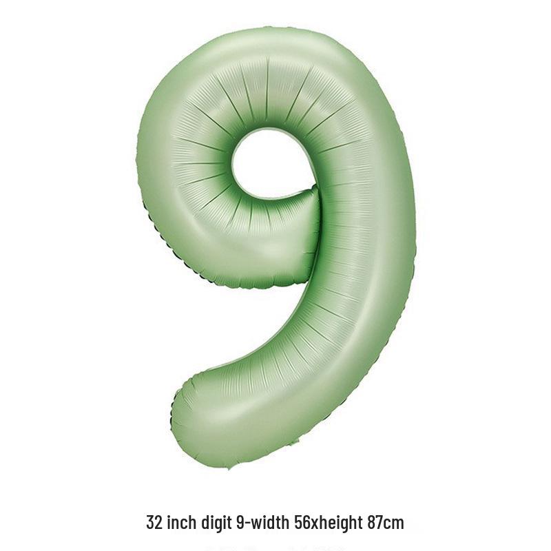 32-Inch White Number '40' Birthday Balloon, Aluminum Foil Party Decoration Prop