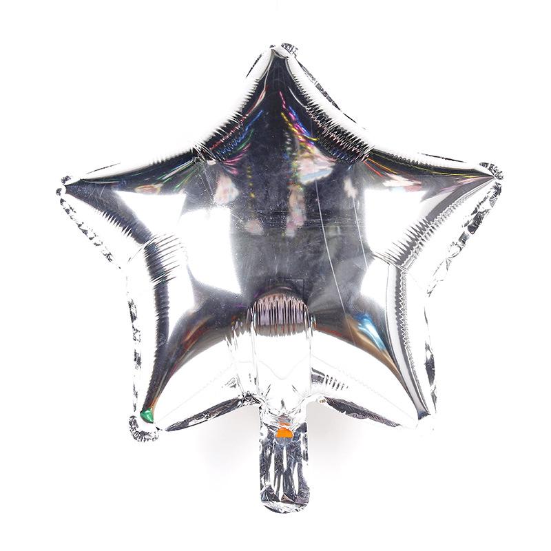 18-Inch Star & Heart Foil Balloon - Festival, Birthday, Wedding Decoration