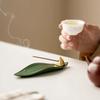 Boat Shape Incense Stick Burner Ceramic Aromatherapy Ornament Zongzi Incense Holder  Living Room