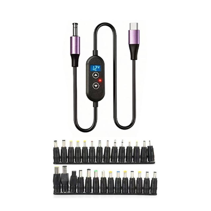 Fast Speed 140W Type C Male To DC5525 5521 Power Supply Cord For Efficient Charging Of Various Devices