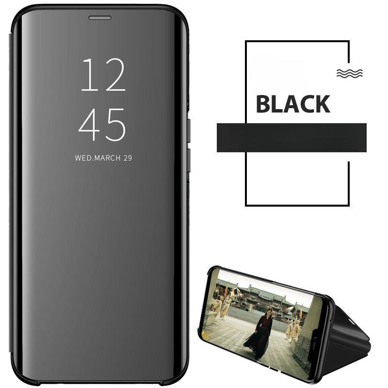 

Для Xiaomi Poco F6 Pro 5G чехол роскошный зеркальный флип-чехол для телефона с подставкой для Poko Poxo Pocco Little F 6 Pro F6Pro защитная задняя крышка For Poco F6 Pro 5G чёрный