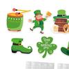 36Pcs ST Patrick's Day Wall Stickers PVC Ornament Decals Decoration
