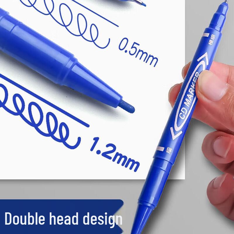 Dual-Tip Oil-Based Marker Pen