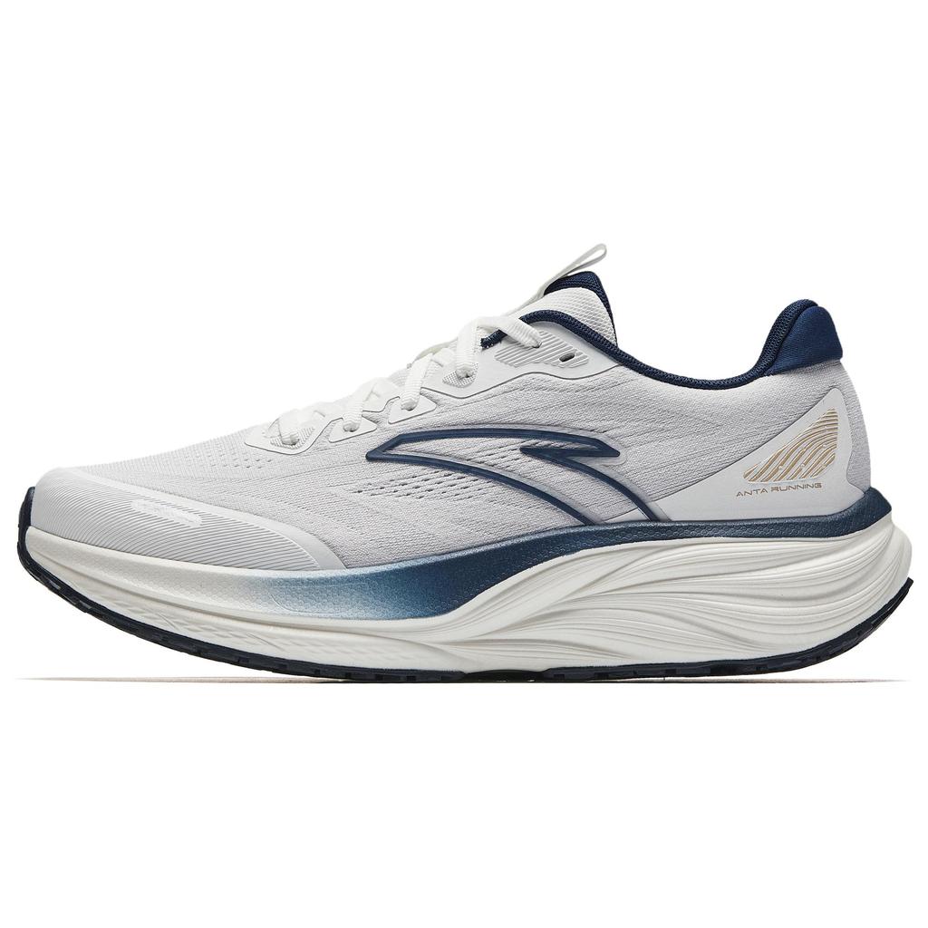 Anta Xu Feng Soft Sole Shock Absorption Non-Slip Wear-Resistant Breathable Lightweight Increased Height Low-Top Casual Running Shoes 912515510-3