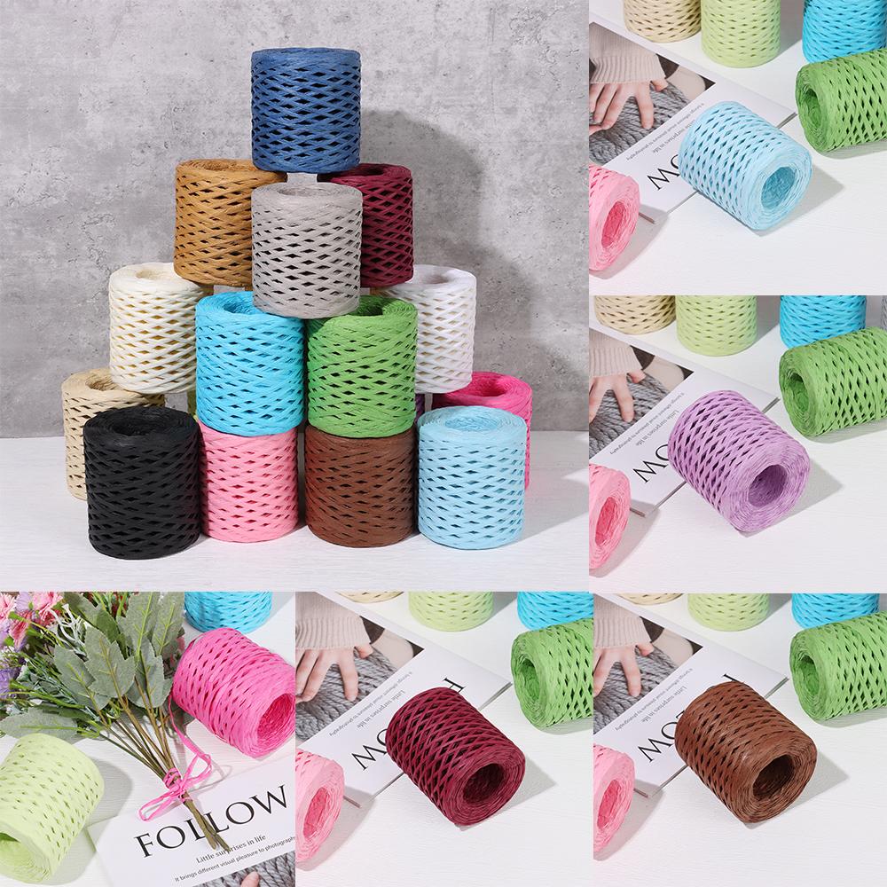 200m Used For Weaving Hats Lafite Braided Rope Packaging Tape Decorative Rope Manual