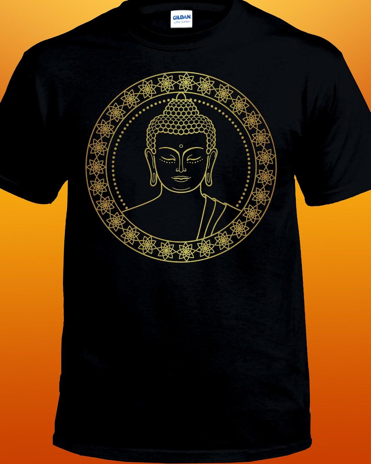 Golden Buddha Yoga T-shirt S