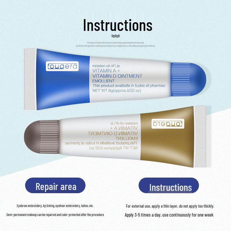 AD Microblading Oil Repair Gel for Eyebrows, Lips, and Eyeliner - Ice Crystal Essence for Tattoo Color Fixation