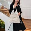 Yogodlns Borsa tessuta estiva per borse da donna Borsa a tracolla Boho da spiaggia lavorata a mano Borsa tote grande Borsa per la spesa scavata