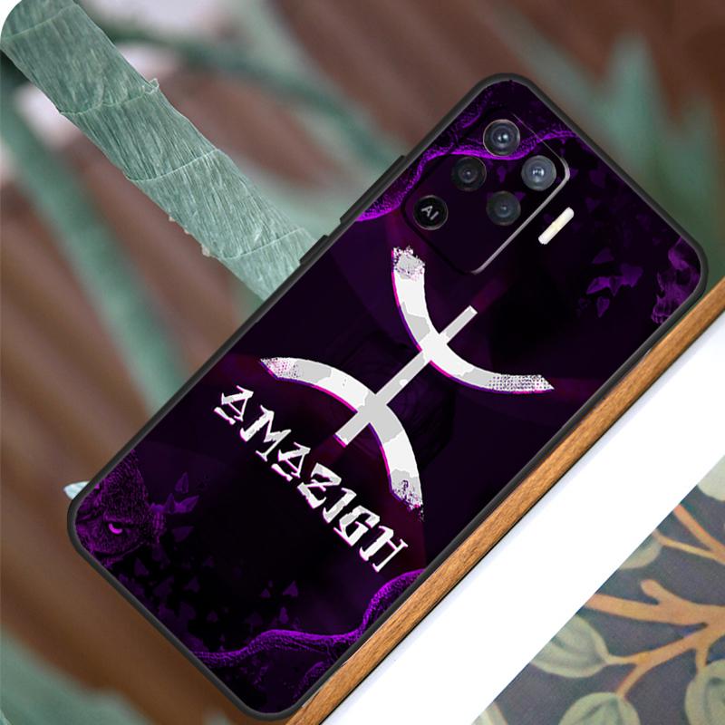 Amazigh Berber Flag For OPPO A17 A16 A15 A79 A58 A78 A98 A74 A94 A77 A5 A9 A96 A76 A52 A72 A53S A54S A57S Case