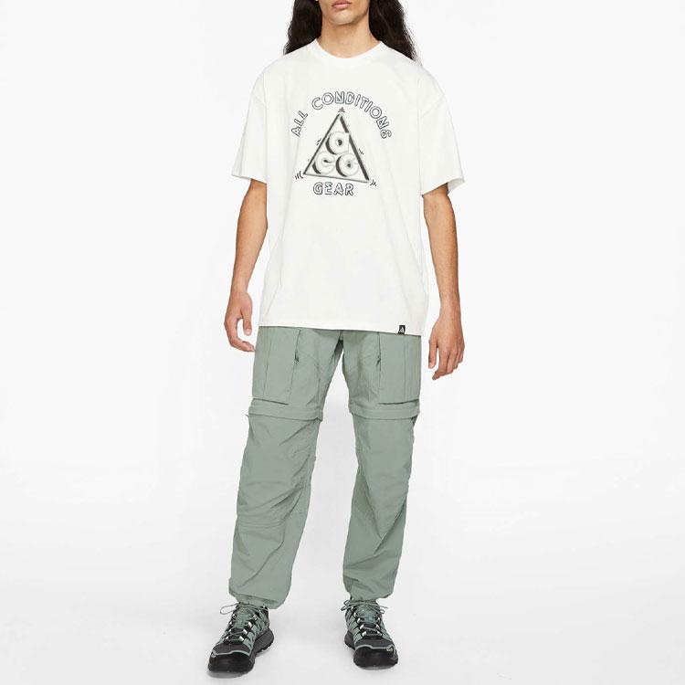 Nike ACG Outdoor Sports Letter Print Short Sleeve T-Shirt Men Tops White DD8811-121