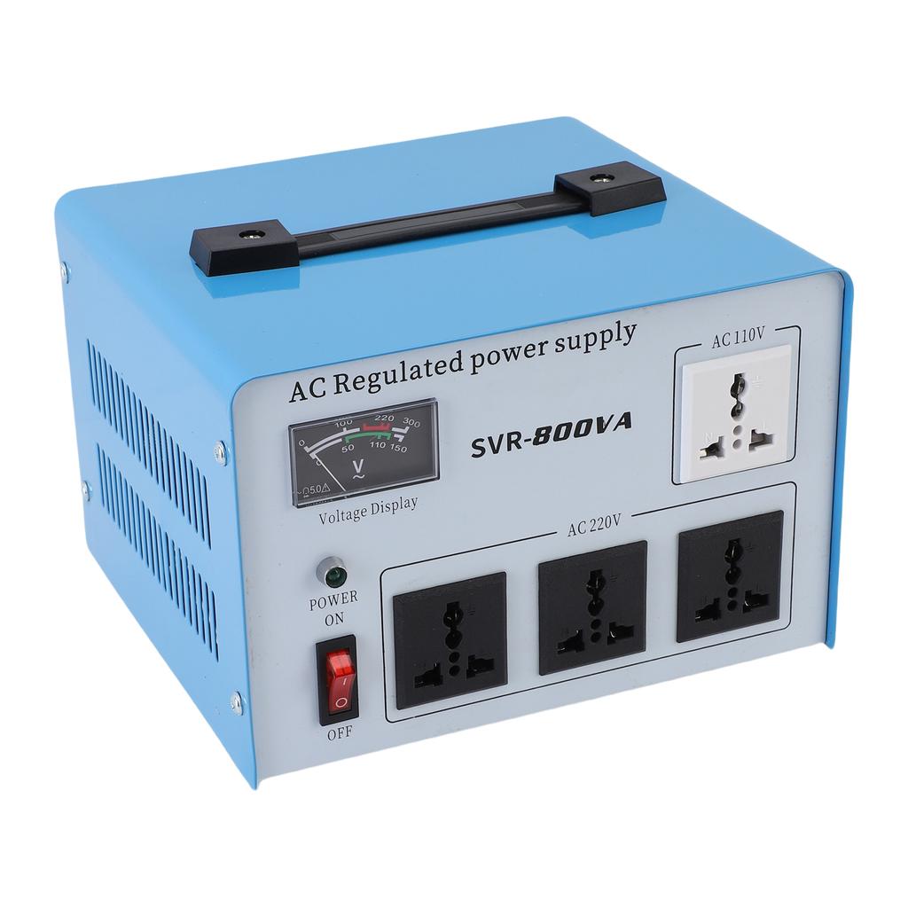 800W Automatic Voltage Regulator Single Phase Voltage Stabilizer for Computers Smartphones Photography Equipment 160