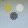 1pc 2D Flat Mandala Iron Wall Art, Gold White Black, Boho Home Decor for Living Room Bedroom, Ramadan Valentine Gift