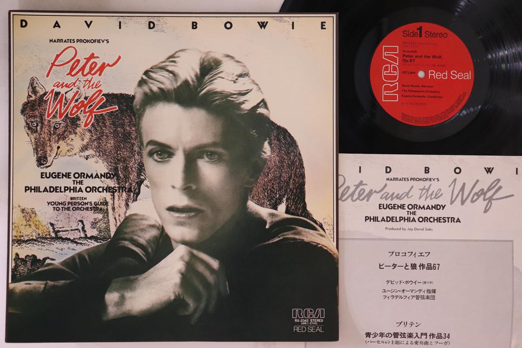 LP Record DAVID BOWIE, PROKOFIEV, EUGENE ORMA - Peter And The Wolf / Young Person's RX2342 RCA RED SEAL 1979 Japan Classical Used