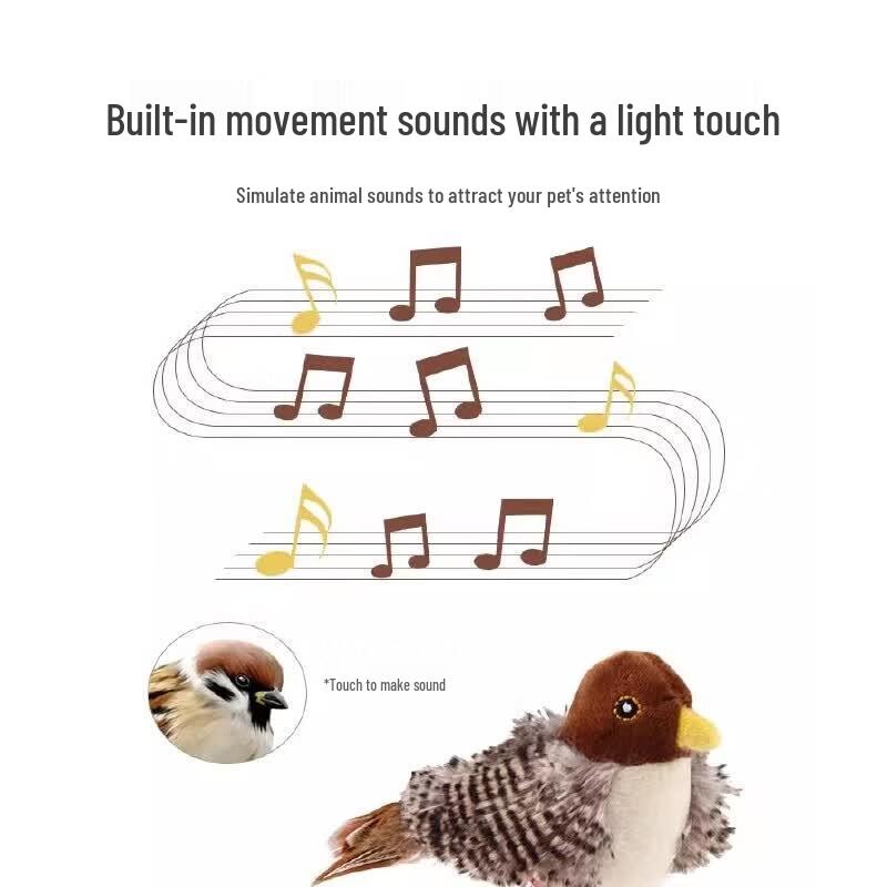 Guiwei Rhythmic Bird Cat Toy
