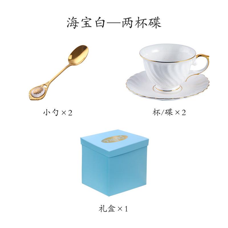

Легкая роскошь Простой керамический набор кофейной чашки и блюдца Маленькая роскошь Костяной фарфор Цветочная чайная чашка Ложка Набор чашек для послеобеденного чая Haibao