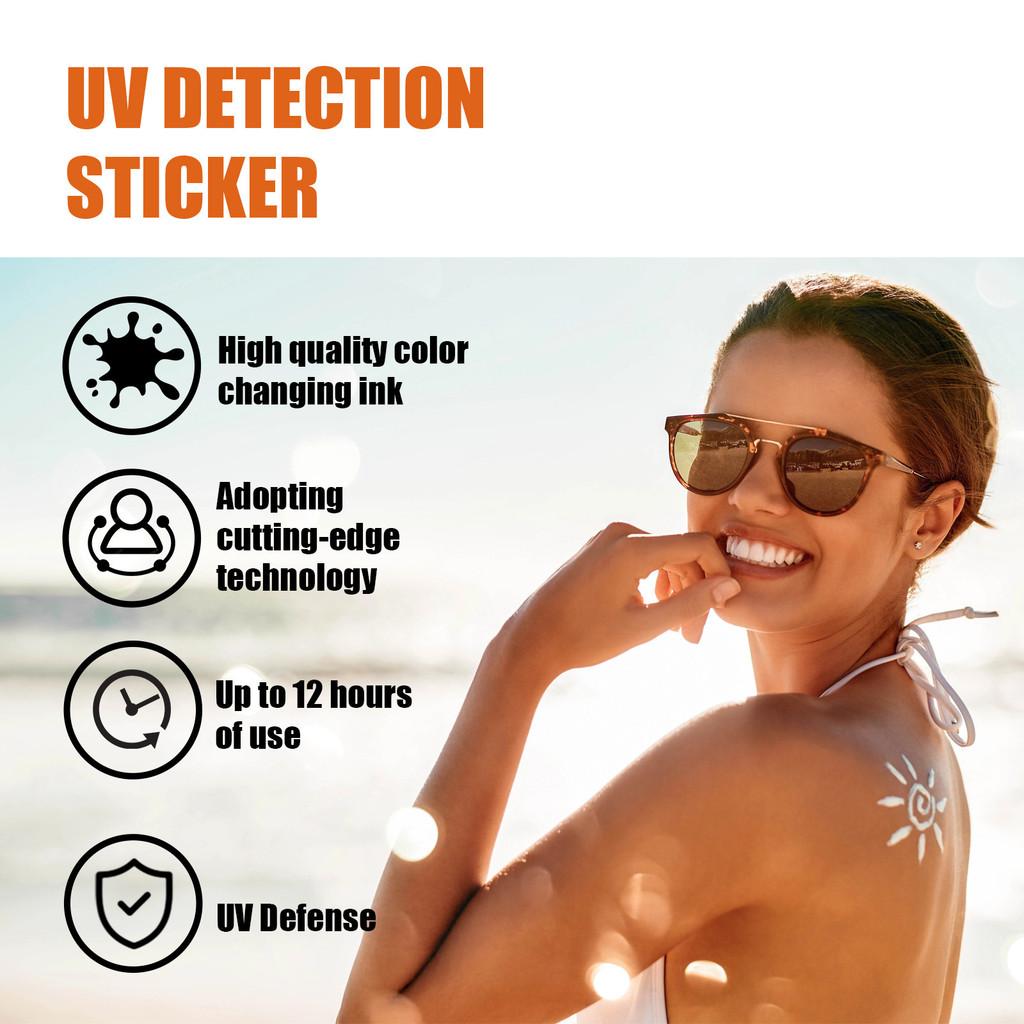 Eelhoe Uv Protection Stickers For Summer Outdoor Face Skin Shielding From Sun Exposure