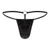 Per Uomo G-string Lucido Perizoma Vita Sottile Tasca Sporgente Anello a O Dorso a T Slip