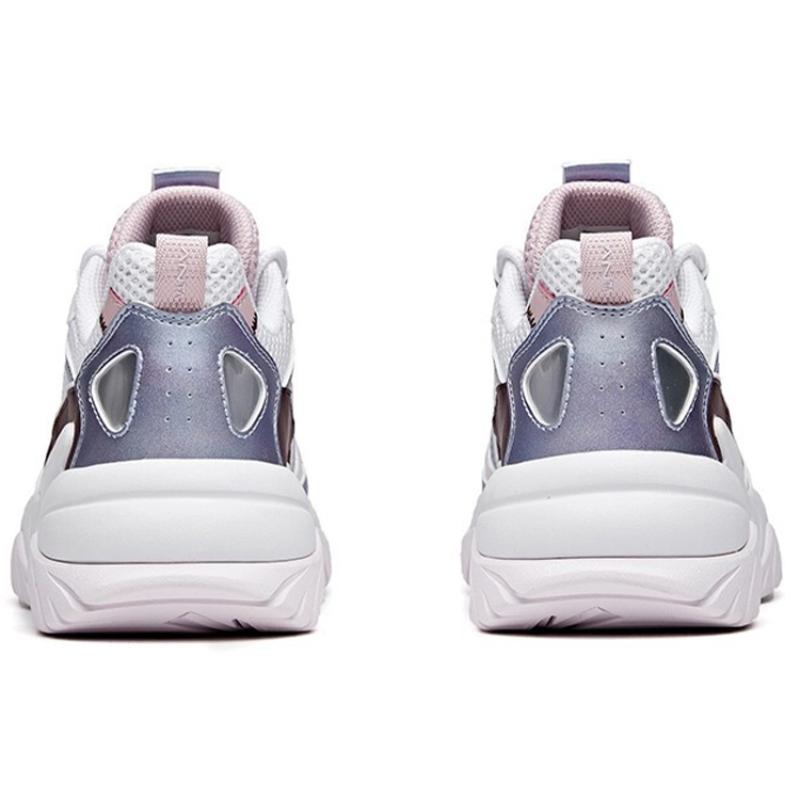 Anta Low-Top Chunky Sneakers Women's Gray Purple Sneakers 922027033-1